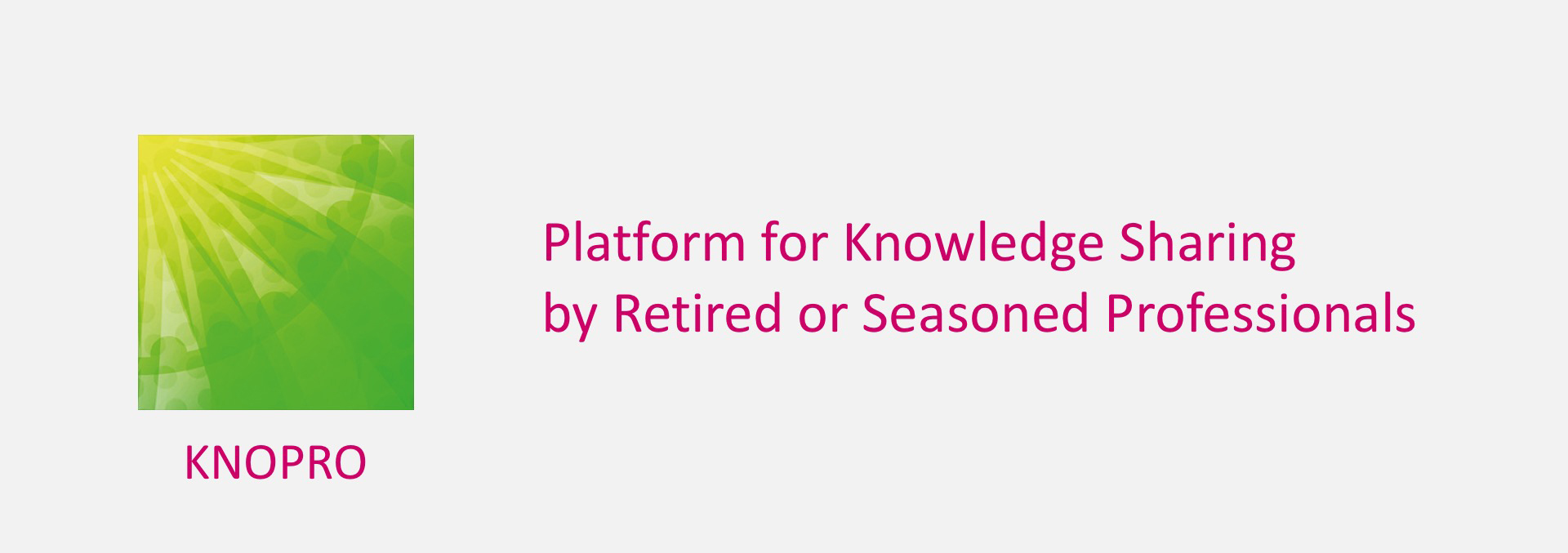 Platform for Knowledge Sharing by Retired or Seasoned Professionals